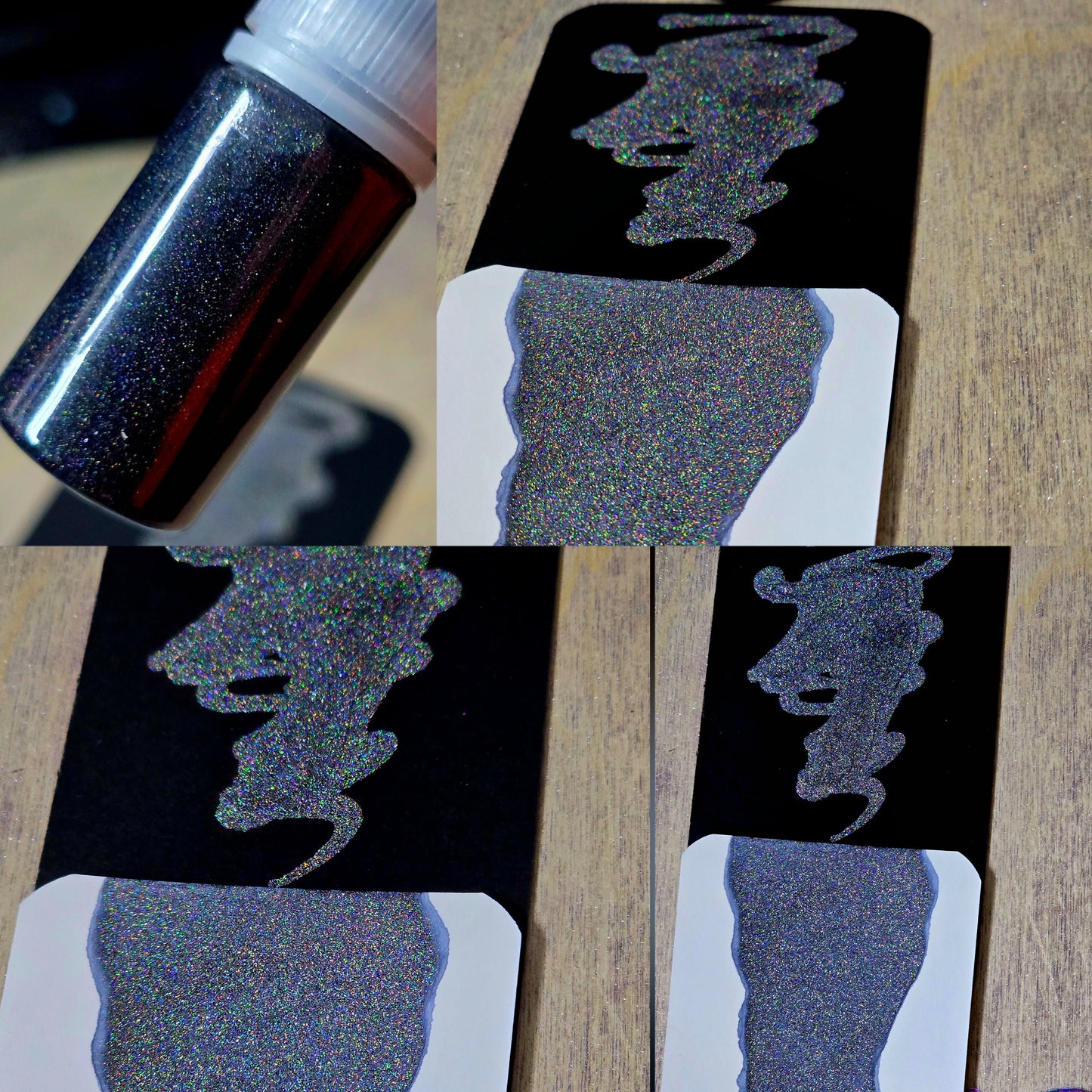Holographic Metallic Shimmer Inks