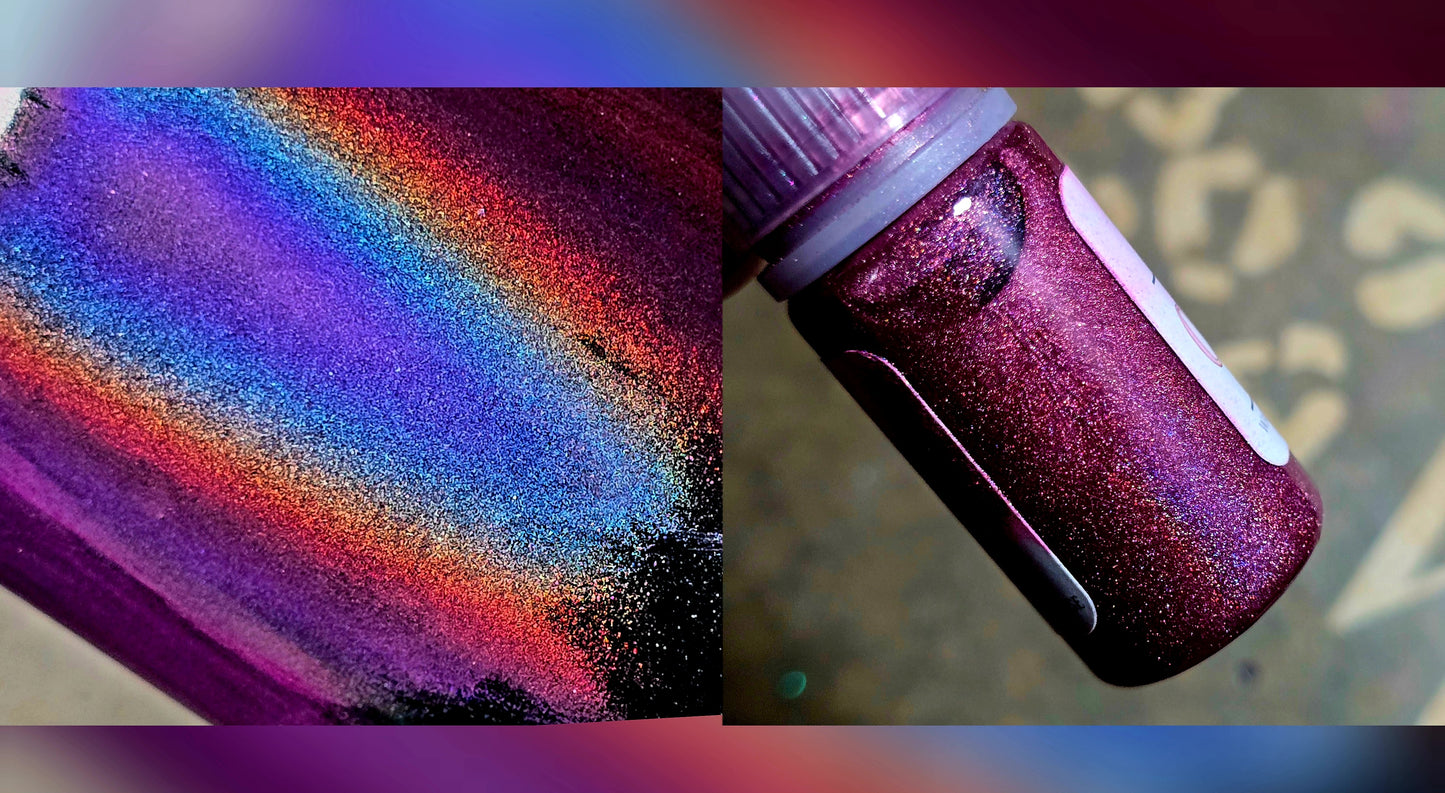 Holographic Metallic Shimmer Inks