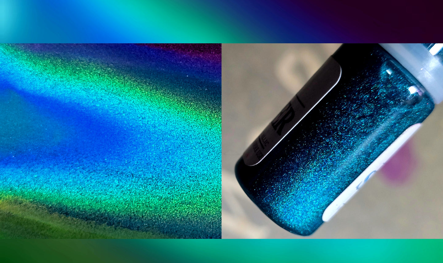 Holographic Metallic Shimmer Inks