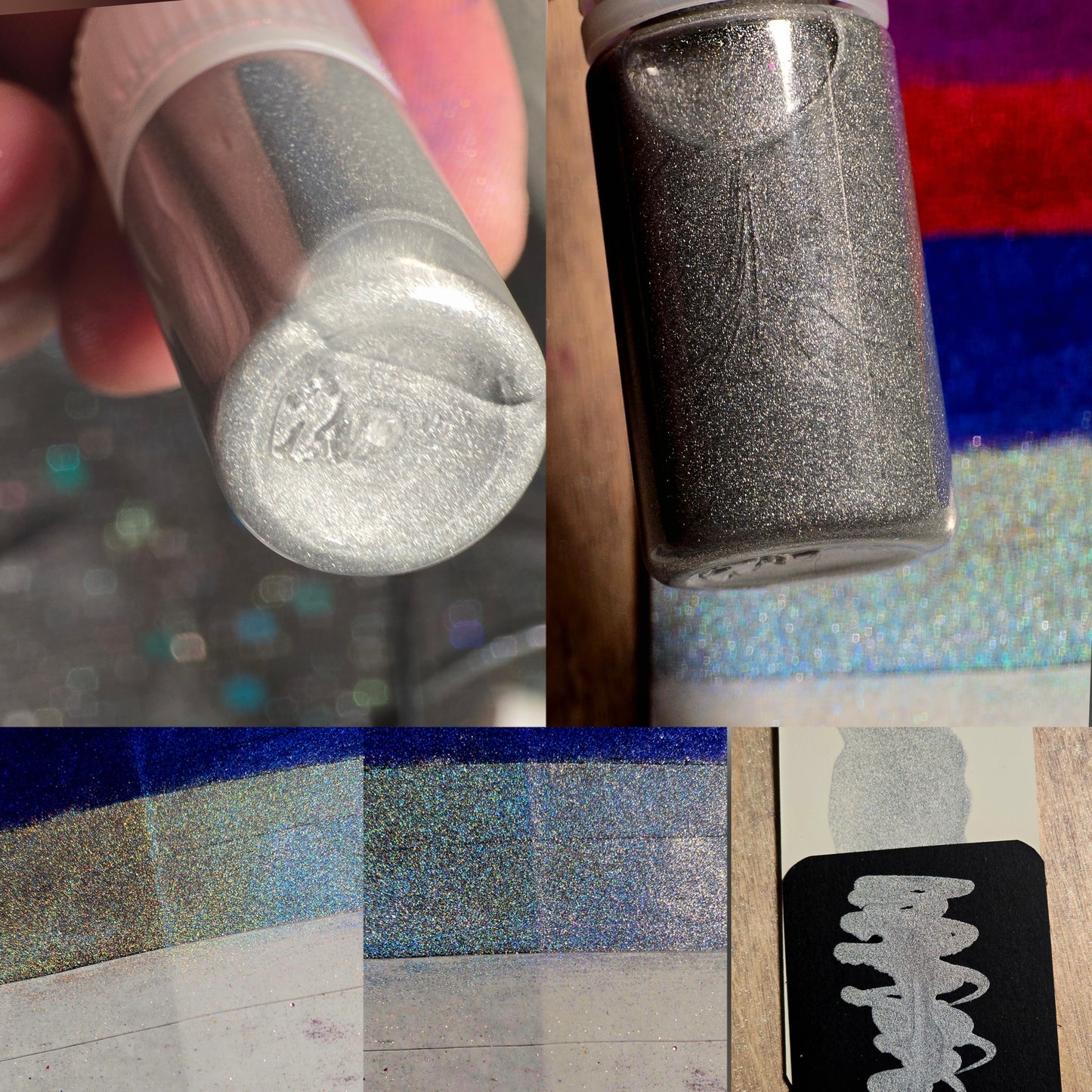 Holographic Metallic Shimmer Inks