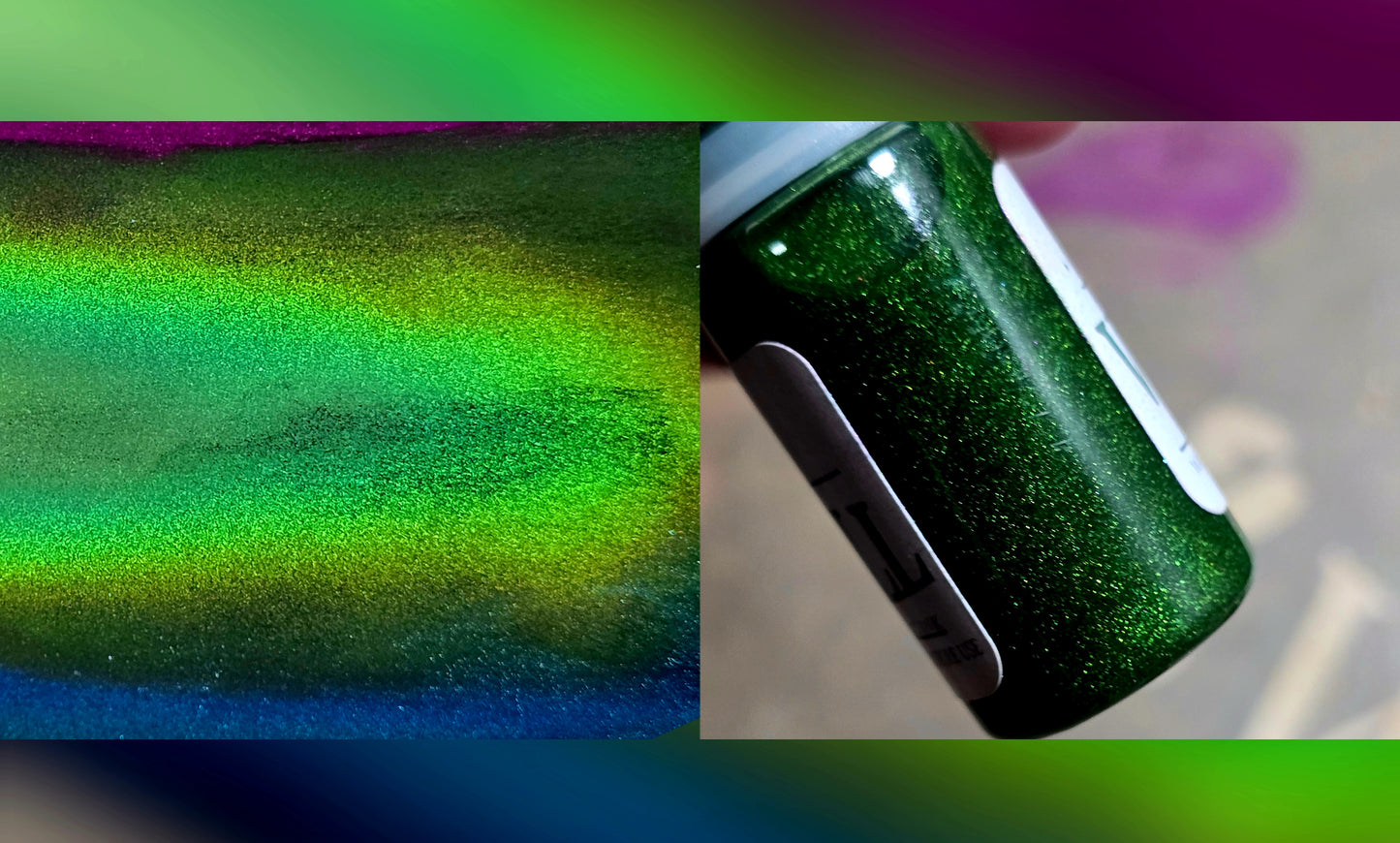 Holographic Metallic Shimmer Inks