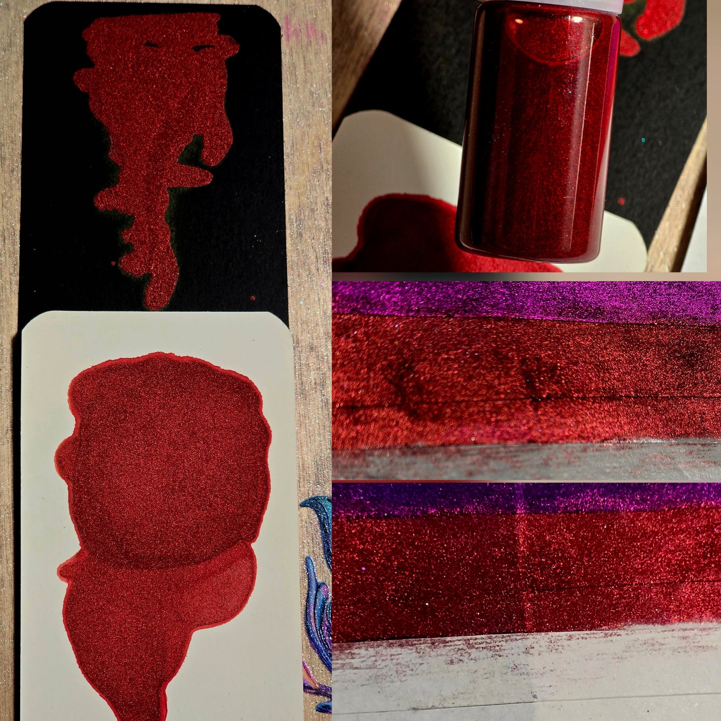 Holographic Metallic Shimmer Inks